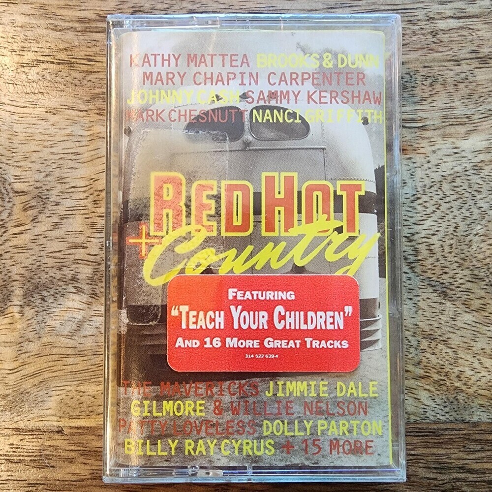Red Hot + Country Cassette Tape Various Artists 1994 Mercury Nashville Album